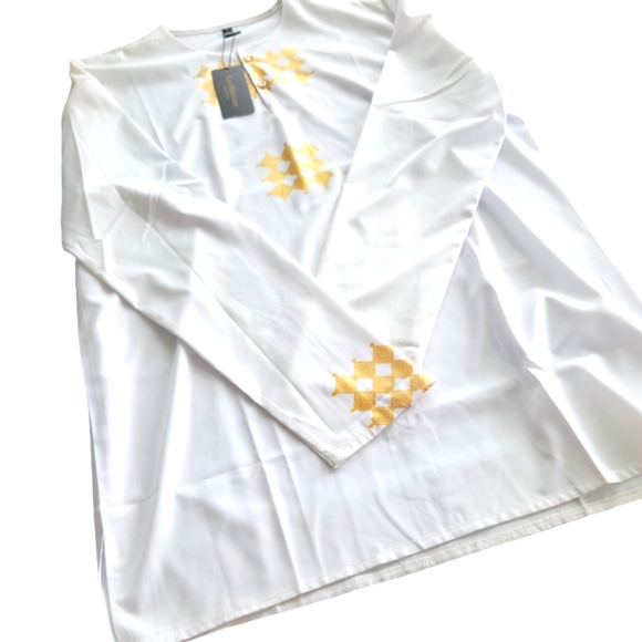 Luc Matton size XL white and gold - Picture 10 of 14